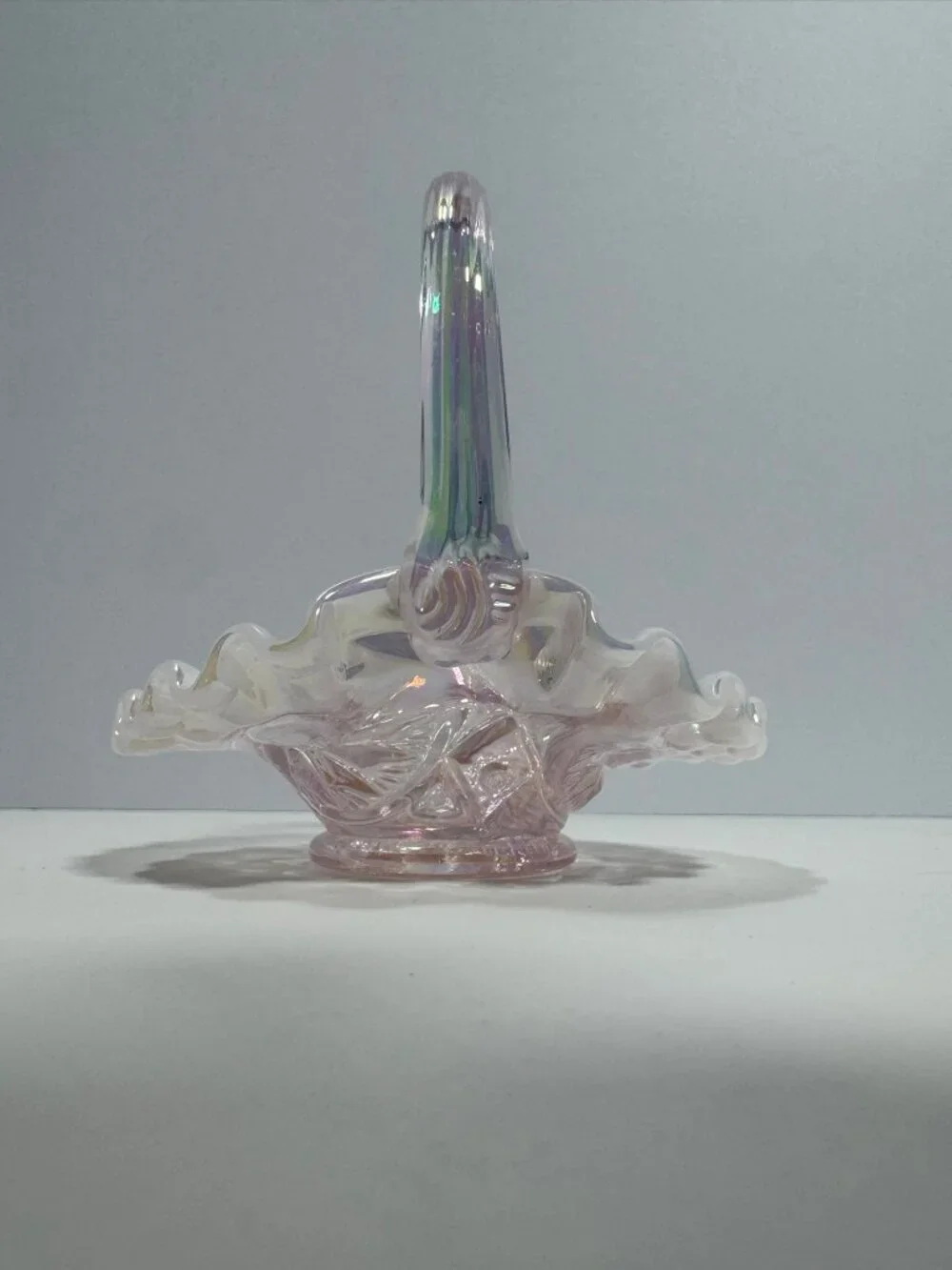 Fenton pink opalescent